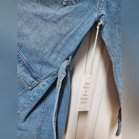 Free People x Boyish Denim Kimono Jacket Dress/Small - Picture 11 of 16